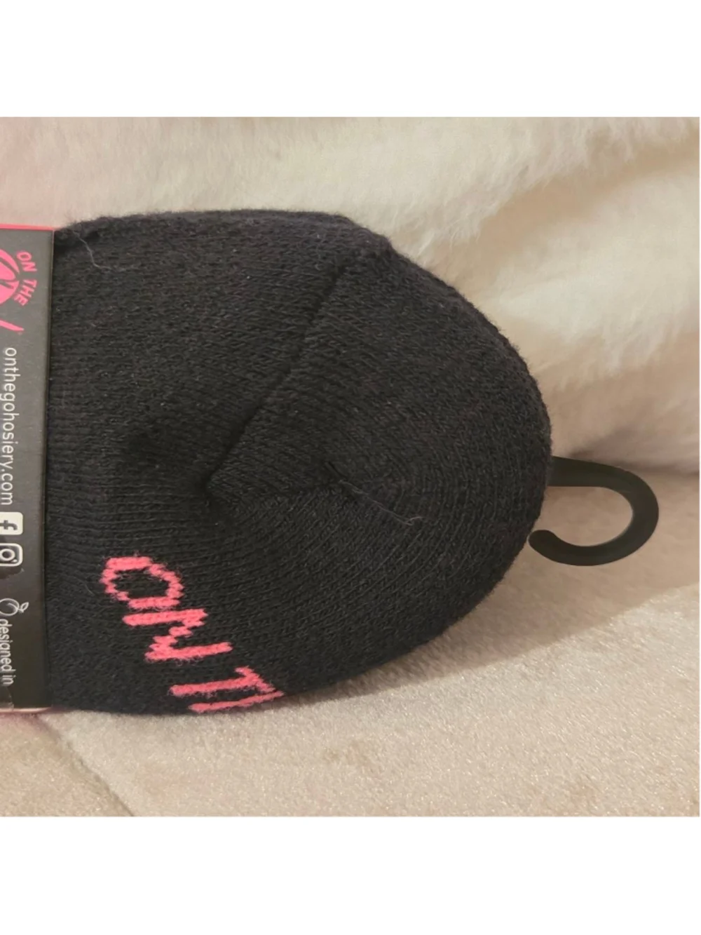 Women's On The Go! Black Low Cut Cushion Cotton Blend Socks